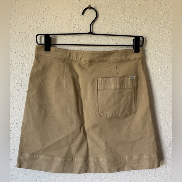 Alex Mill‎ Utility Side Zip Mini Skirt Khaki Size 2 Preppy Casual - Picture 2 of 6